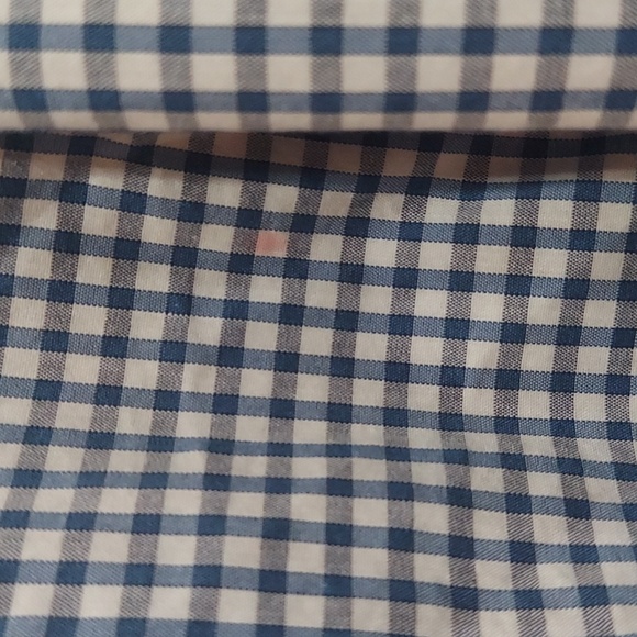 TOMMY HILFIGER Men's Blue Checkered Shirt - Picture 4 of 4